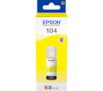 Tinteiro Amarelo Epson EcoTank ET-2710/ET-4700 - 65ml - 104