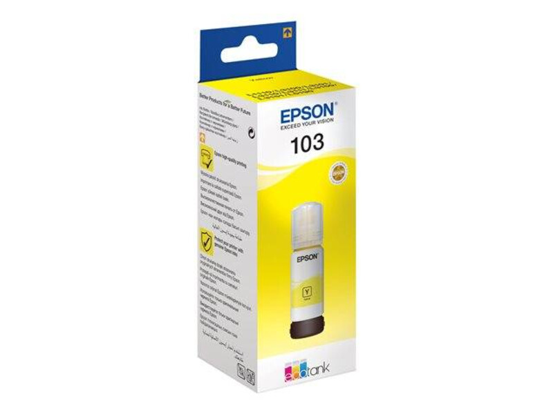 Tinteiro Amarelo Epson L1110/L3100/L5190/ EcoTank L3110 -103
