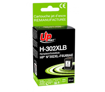 Tinteiro Compatível p/ HP OJ 3800 Nº302XL - Preto (Uprint)