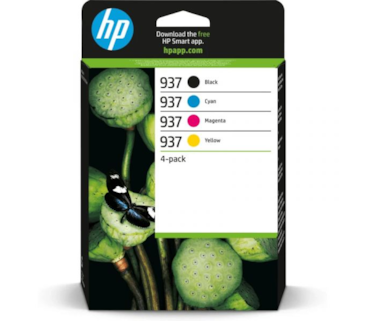 Kit Tinteiros HP Officejet Pro 9110/9120 - 4 Cores - HP937