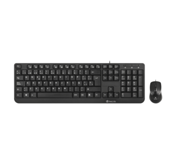 Teclado + Rato NGS Multimédia Preto