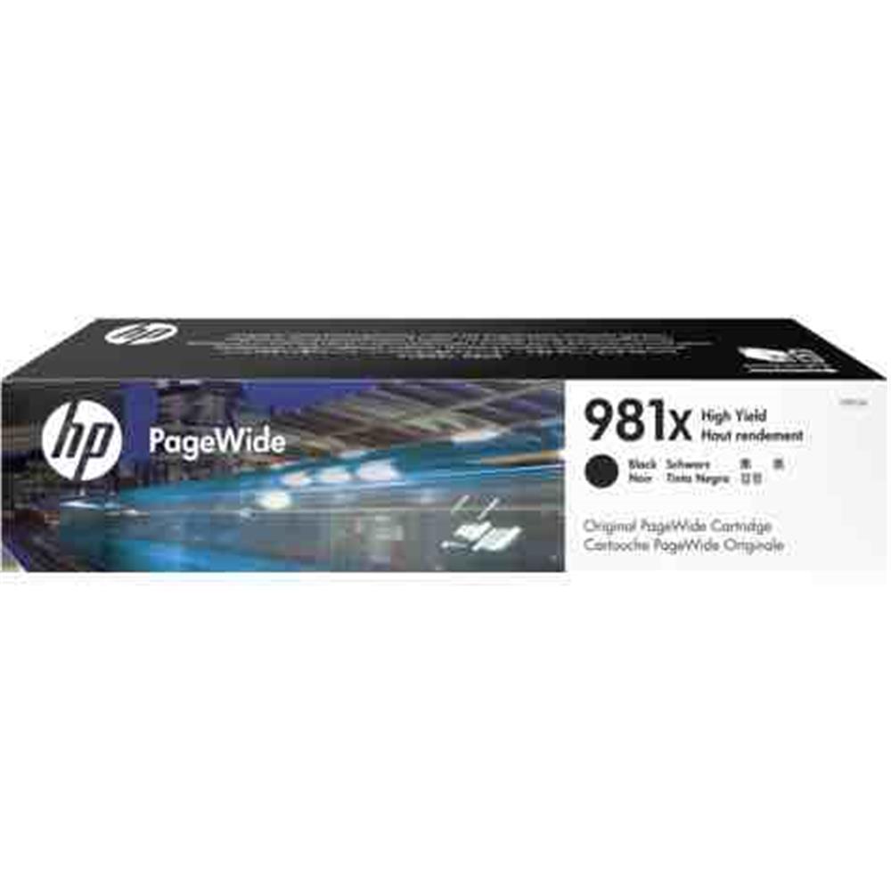 Tinteiro Preto HP PageWide Enterprise Color 550 Serie-HP981X