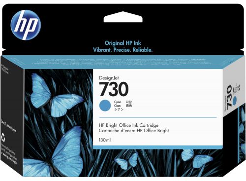 Tinteiro Ciano HP DesignJet T1700 - 130ml - HP730