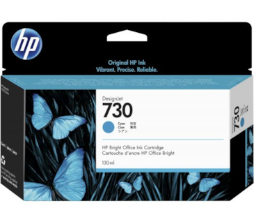 Tinteiro Ciano HP DesignJet T1700 - 130ml - HP730