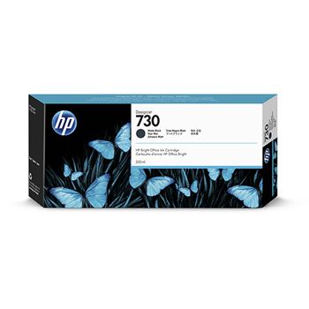 Tinteiro Preto Mate HP DesignJet T1700 - 300ml - HP730
