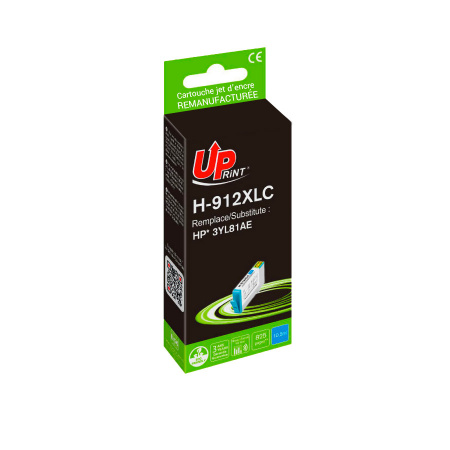 Tinteiro Compatível p/ HP OJ 8012/8017 - Azul (AC) (UPrint)