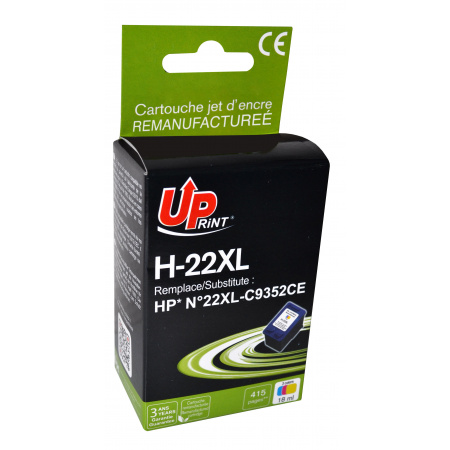 Tinteiro Compatível p/ HP F2224/2330 Nº22XL - Cores (Uprint)