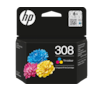 Tinteiro Cores HP Envy 6110e/6130e/6520e/6558e - HP308