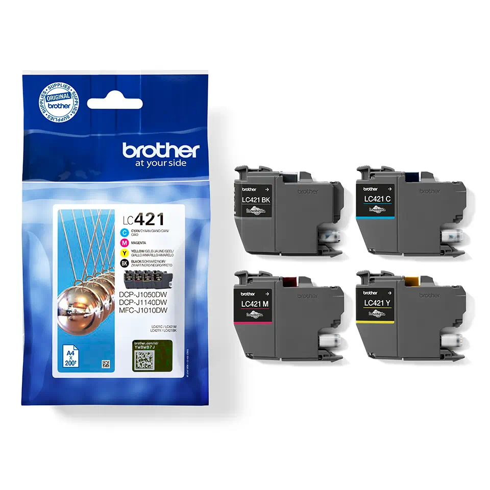 Pack de 4 Tinteiros Brother DCP-J1050DW/MFC-J1010DW