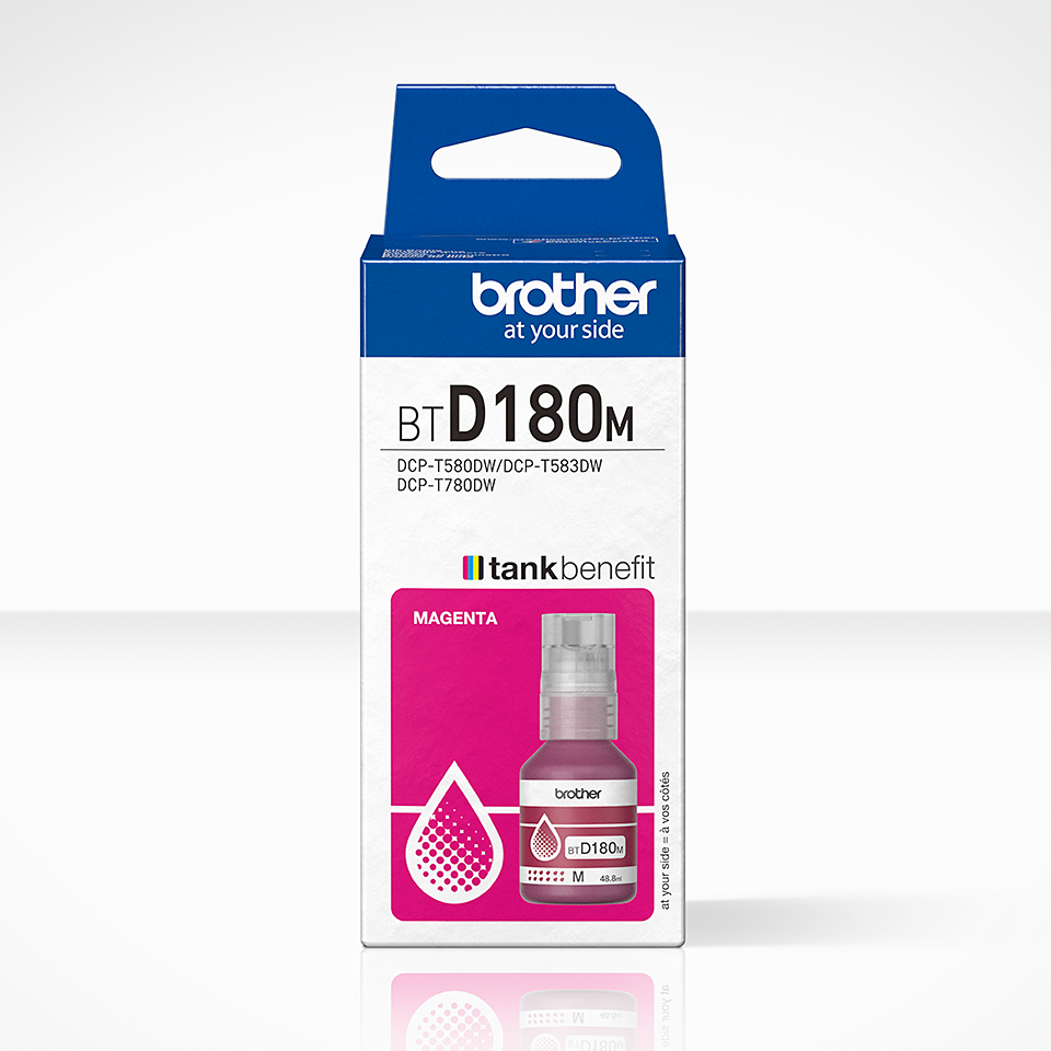 Frasco de Tinta Magenta Brother Tankbenefit - BTD180M