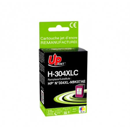 Tinteiro Compatível p/ HP DJ 3700/3720 304XL - BK (Uprint)