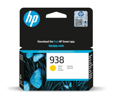 Tinteiro Amarelo HP Officejet Pro 9110/9120/9130 - HP938