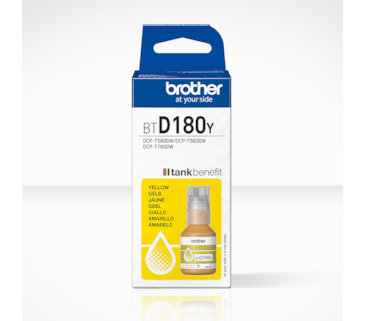Frasco de Tinta Amarelo Brother Tankbenefit - BTD180Y