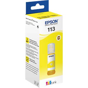 Tinteiro Amarelo Epson EcoTank ET-5150/ET-5800 - 70ml - 113