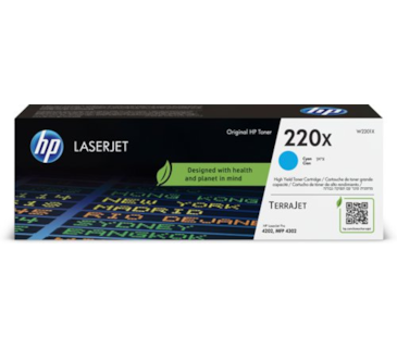 Toner Cião HP Color LaserJet Pro 4202/MFP 4302 (220X)
