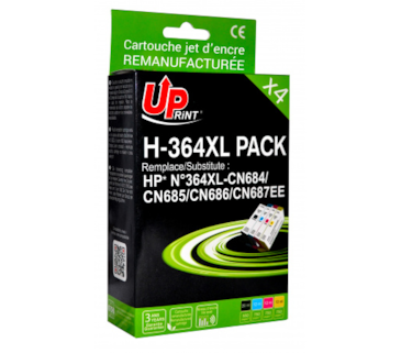 Tinteiro Reciclado p/ HP PS C5380/C6380/C6324 - Pack Uprint