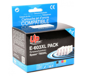 Tinteiro Compatível p/ Epson XP-2100 - Pack 4 Cores (Uprint)