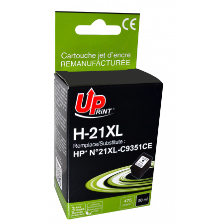 Tinteiro Compatível p/ HP F2224/2330 Nº21XL - Preto (Uprint)