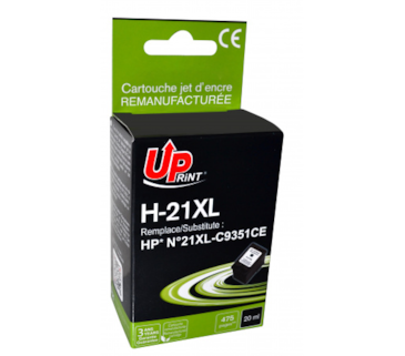 Tinteiro Compatível p/ HP F2224/2330 Nº21XL - Preto (Uprint)