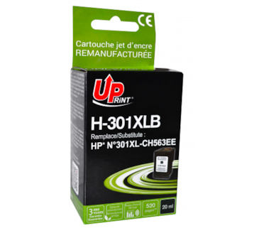 Tinteiro Compatível p/ HP Deskjet 1000 301XL - BK (Uprint)