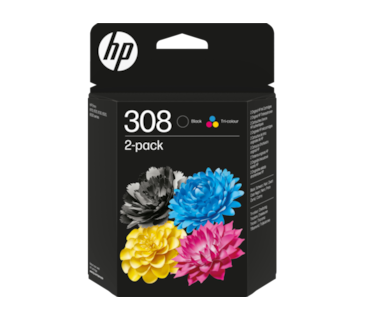 Pack de 2 tinteiros HP 308 (HP7FP21U + HP7FP20U)